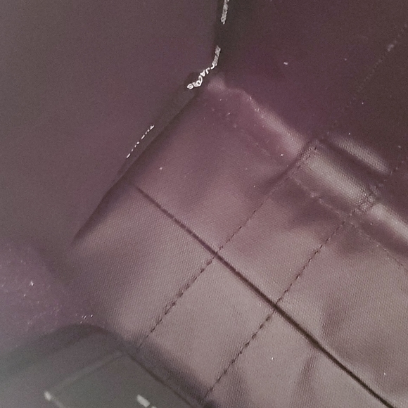 Marc jacobs hp 2025 navy blue  cotton  logo tote bagged  warranty taile large - Picture 6 of 11